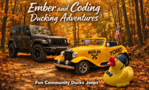 Ember and Code Ducking Adventures Banner
