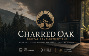 Charred Oak Digital Development Banner